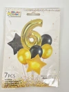 New 32-inch digital aluminum film latex balloon festival birthday party decoration set Specification image